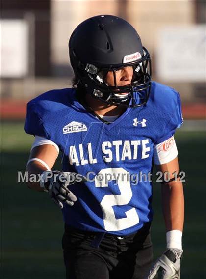 Thumbnail 3 in CHSCA Colorado All-State Football Game (North vs. South) photogallery.