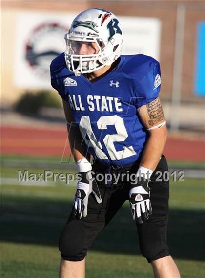 Thumbnail 3 in CHSCA Colorado All-State Football Game (North vs. South) photogallery.