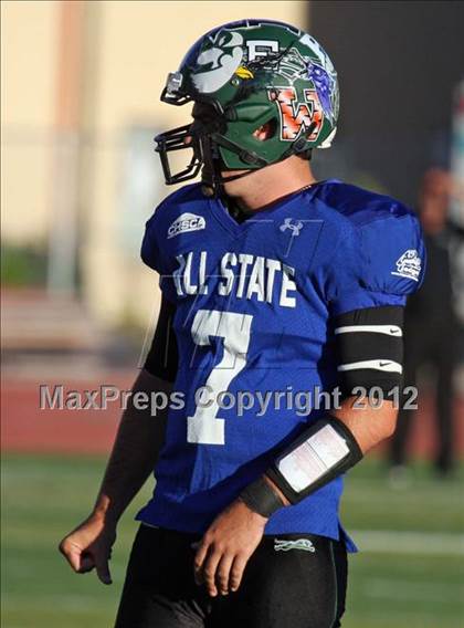 Thumbnail 1 in CHSCA Colorado All-State Football Game (North vs. South) photogallery.