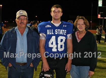 Thumbnail 3 in CHSCA Colorado All-State Football Game (North vs. South) photogallery.