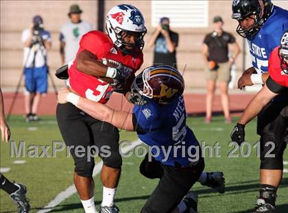Thumbnail 1 in CHSCA Colorado All-State Football Game (North vs. South) photogallery.