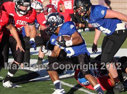 Thumbnail 1 in CHSCA Colorado All-State Football Game (North vs. South) photogallery.