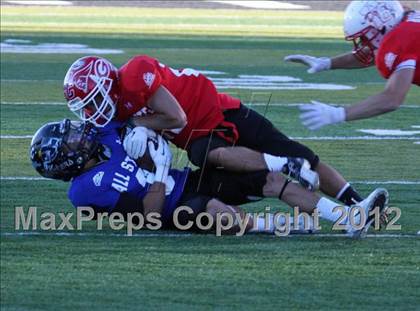 Thumbnail 2 in CHSCA Colorado All-State Football Game (North vs. South) photogallery.