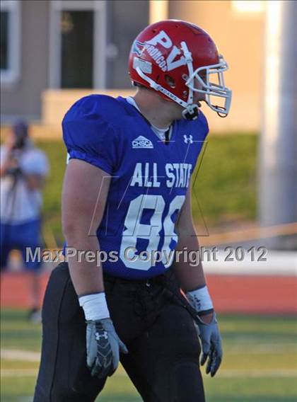 Thumbnail 2 in CHSCA Colorado All-State Football Game (North vs. South) photogallery.