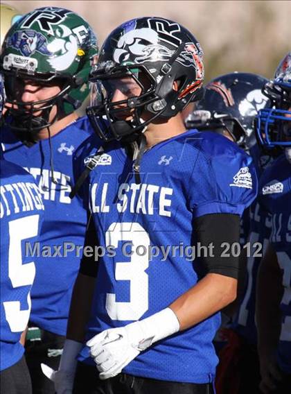 Thumbnail 3 in CHSCA Colorado All-State Football Game (North vs. South) photogallery.