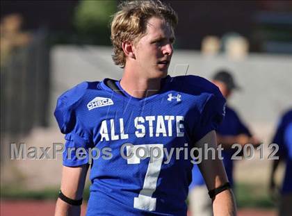 Thumbnail 1 in CHSCA Colorado All-State Football Game (North vs. South) photogallery.