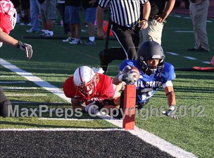 Thumbnail 2 in CHSCA Colorado All-State Football Game (North vs. South) photogallery.