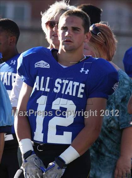 Thumbnail 2 in CHSCA Colorado All-State Football Game (North vs. South) photogallery.