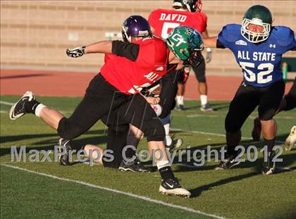 Thumbnail 3 in CHSCA Colorado All-State Football Game (North vs. South) photogallery.