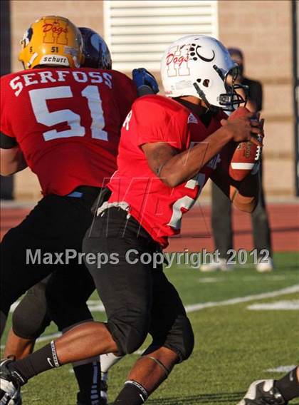 Thumbnail 3 in CHSCA Colorado All-State Football Game (North vs. South) photogallery.