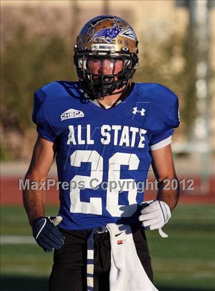 Thumbnail 1 in CHSCA Colorado All-State Football Game (North vs. South) photogallery.