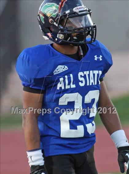 Thumbnail 1 in CHSCA Colorado All-State Football Game (North vs. South) photogallery.