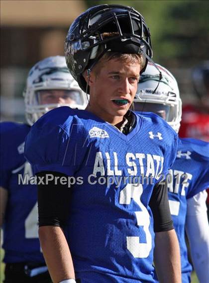 Thumbnail 2 in CHSCA Colorado All-State Football Game (North vs. South) photogallery.