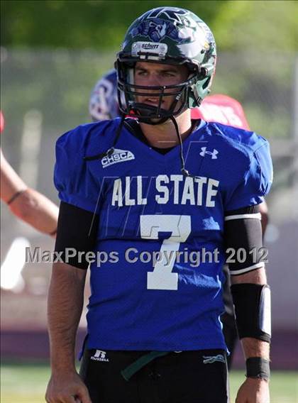 Thumbnail 3 in CHSCA Colorado All-State Football Game (North vs. South) photogallery.