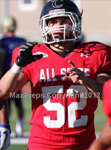 Thumbnail 1 in CHSCA Colorado All-State Football Game (North vs. South) photogallery.