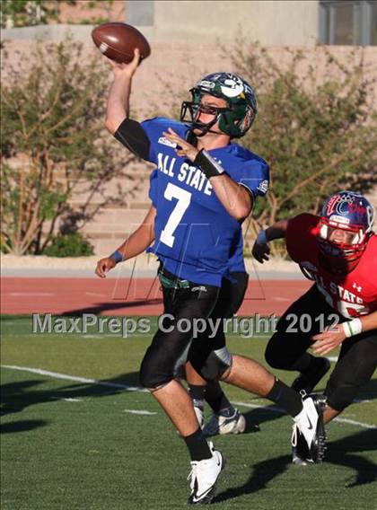 Thumbnail 2 in CHSCA Colorado All-State Football Game (North vs. South) photogallery.