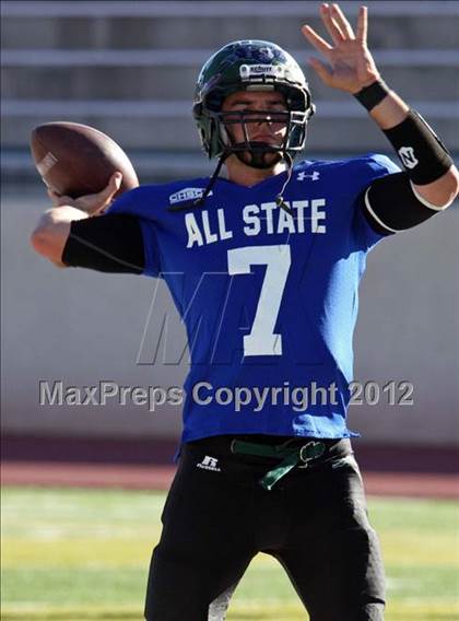 Thumbnail 2 in CHSCA Colorado All-State Football Game (North vs. South) photogallery.