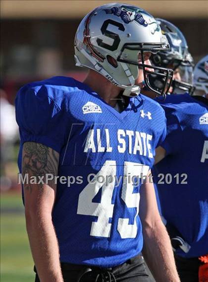Thumbnail 3 in CHSCA Colorado All-State Football Game (North vs. South) photogallery.