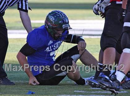 Thumbnail 2 in CHSCA Colorado All-State Football Game (North vs. South) photogallery.