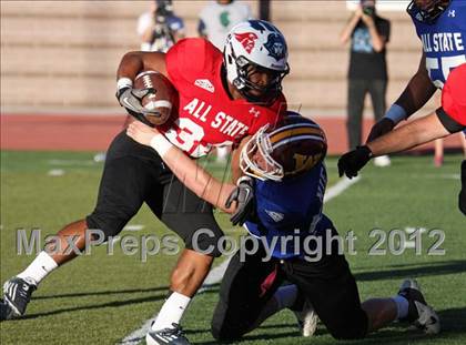 Thumbnail 2 in CHSCA Colorado All-State Football Game (North vs. South) photogallery.