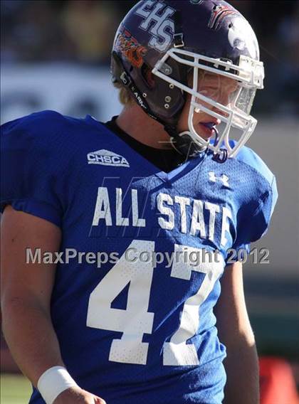 Thumbnail 2 in CHSCA Colorado All-State Football Game (North vs. South) photogallery.