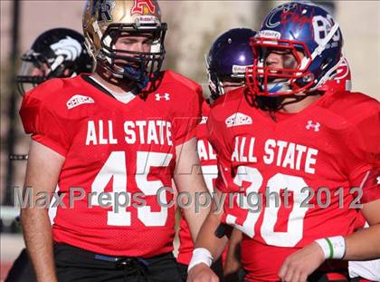 Thumbnail 3 in CHSCA Colorado All-State Football Game (North vs. South) photogallery.