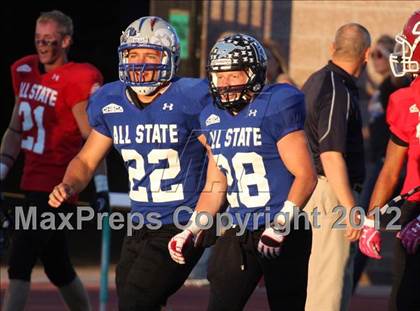 Thumbnail 1 in CHSCA Colorado All-State Football Game (North vs. South) photogallery.