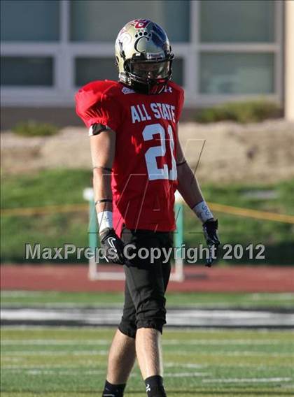 Thumbnail 2 in CHSCA Colorado All-State Football Game (North vs. South) photogallery.