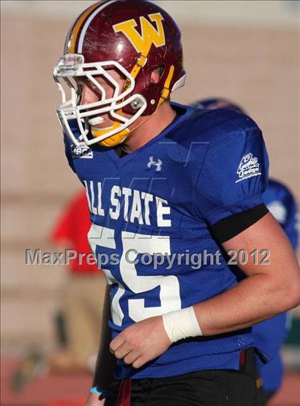 Thumbnail 2 in CHSCA Colorado All-State Football Game (North vs. South) photogallery.