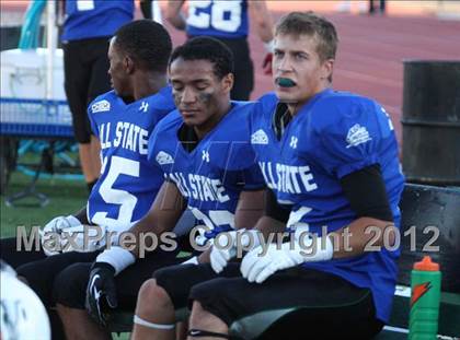 Thumbnail 3 in CHSCA Colorado All-State Football Game (North vs. South) photogallery.