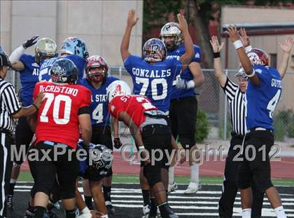 Thumbnail 1 in CHSCA Colorado All-State Football Game (North vs. South) photogallery.