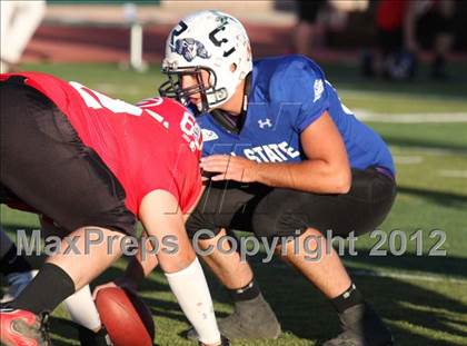 Thumbnail 2 in CHSCA Colorado All-State Football Game (North vs. South) photogallery.