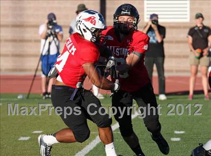 Thumbnail 2 in CHSCA Colorado All-State Football Game (North vs. South) photogallery.
