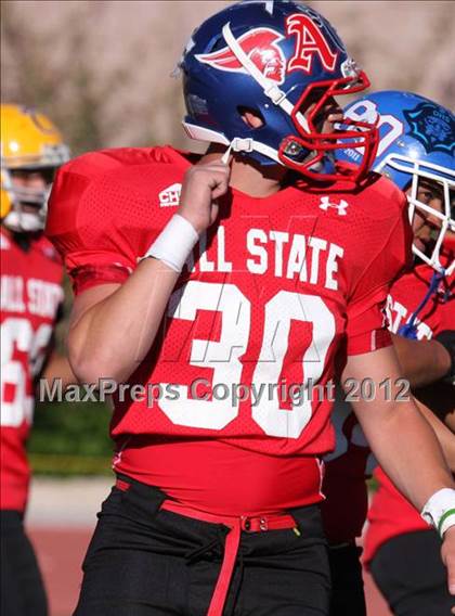 Thumbnail 1 in CHSCA Colorado All-State Football Game (North vs. South) photogallery.