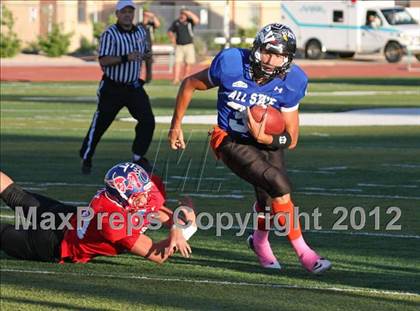 Thumbnail 3 in CHSCA Colorado All-State Football Game (North vs. South) photogallery.
