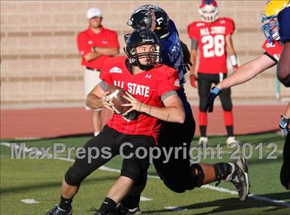 Thumbnail 1 in CHSCA Colorado All-State Football Game (North vs. South) photogallery.