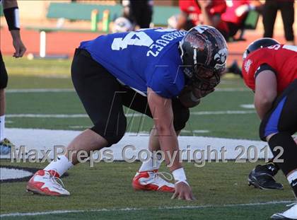 Thumbnail 3 in CHSCA Colorado All-State Football Game (North vs. South) photogallery.