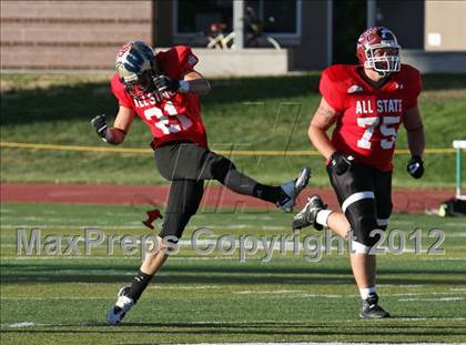 Thumbnail 2 in CHSCA Colorado All-State Football Game (North vs. South) photogallery.