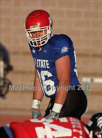 Thumbnail 2 in CHSCA Colorado All-State Football Game (North vs. South) photogallery.
