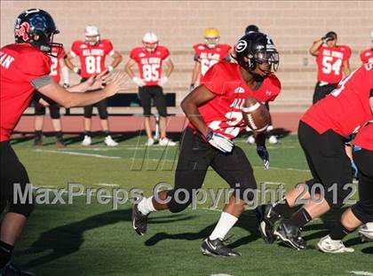 Thumbnail 1 in CHSCA Colorado All-State Football Game (North vs. South) photogallery.
