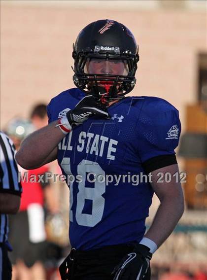 Thumbnail 3 in CHSCA Colorado All-State Football Game (North vs. South) photogallery.
