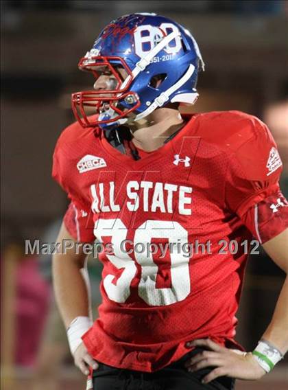 Thumbnail 3 in CHSCA Colorado All-State Football Game (North vs. South) photogallery.