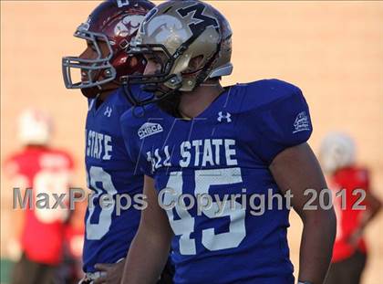 Thumbnail 1 in CHSCA Colorado All-State Football Game (North vs. South) photogallery.