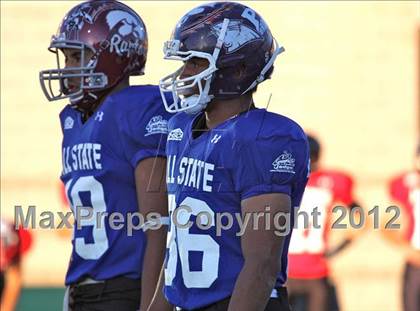 Thumbnail 2 in CHSCA Colorado All-State Football Game (North vs. South) photogallery.