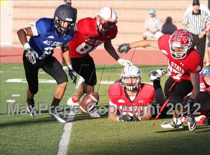 Thumbnail 1 in CHSCA Colorado All-State Football Game (North vs. South) photogallery.