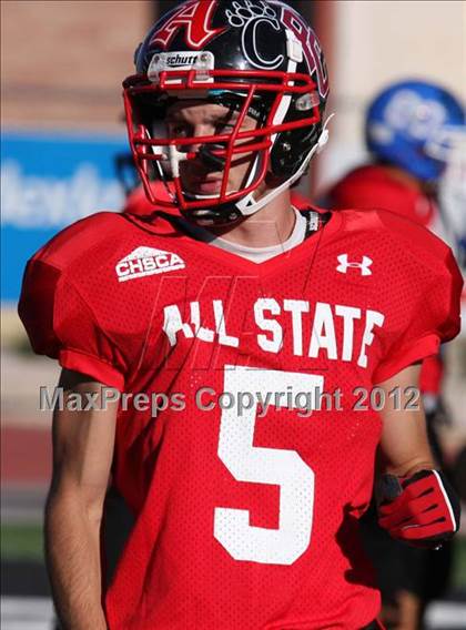 Thumbnail 2 in CHSCA Colorado All-State Football Game (North vs. South) photogallery.