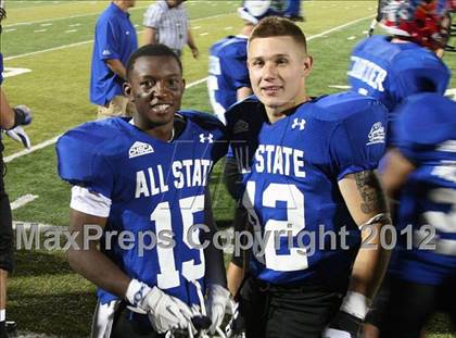 Thumbnail 2 in CHSCA Colorado All-State Football Game (North vs. South) photogallery.