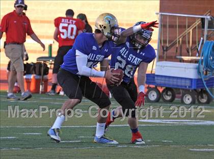 Thumbnail 2 in CHSCA Colorado All-State Football Game (North vs. South) photogallery.