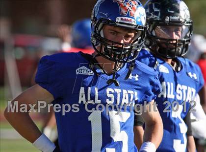 Thumbnail 1 in CHSCA Colorado All-State Football Game (North vs. South) photogallery.
