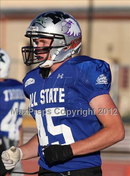 Thumbnail 2 in CHSCA Colorado All-State Football Game (North vs. South) photogallery.